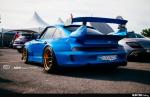 Porsche 911 Turbo RWB on ADV.1 Wheels 2014 года
